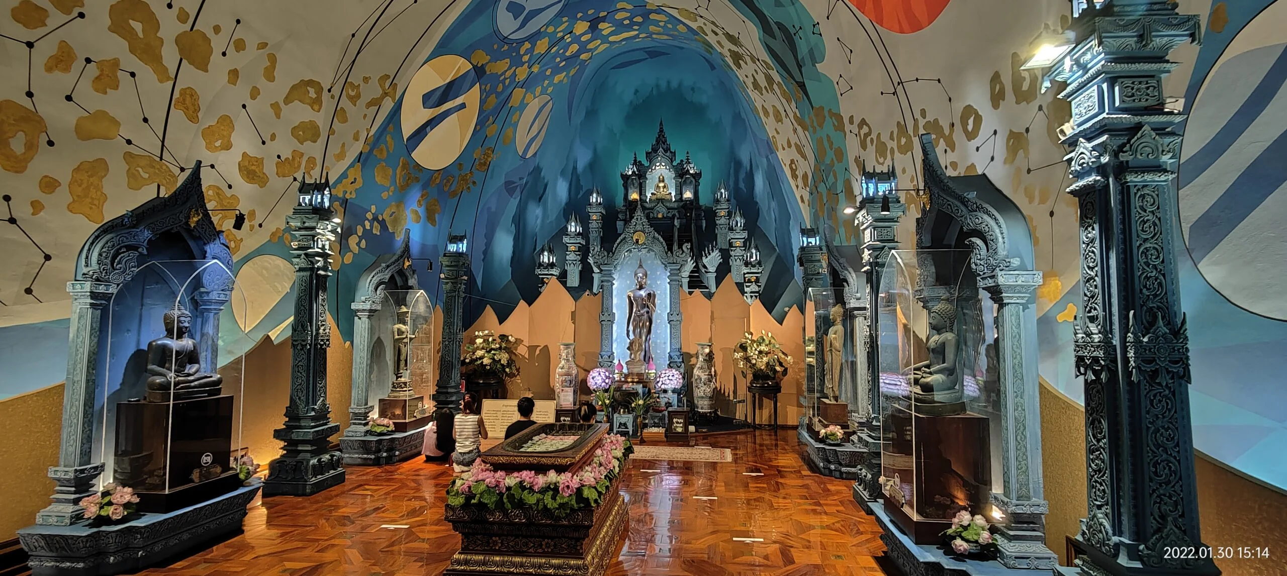 Buddha temple inside Erwan Museum