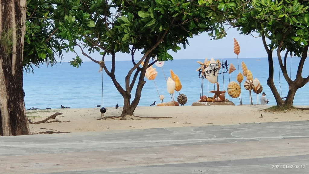 Phuket Thai beach scene