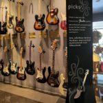 electric guitar at hardrock lobby